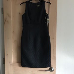 Taylor black brocade style dress